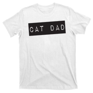 Cat Dad Funny Black Cat T-Shirt