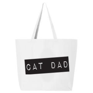 Cat Dad Funny Black Cat 25L Jumbo Tote