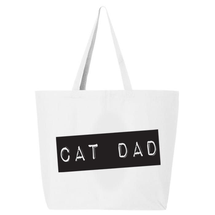 Cat Dad Funny Black Cat 25L Jumbo Tote