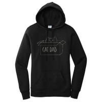 Cat Dad Funny Cat Daddy For Fathers Day Women's Pullover Hoodie