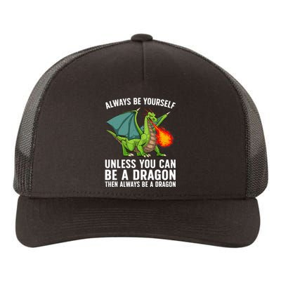 Cool Dragon For Boy Mythical Dragon Lovers Yupoong Adult 5-Panel Trucker Hat