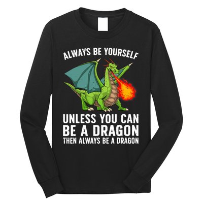 Cool Dragon For Boy Mythical Dragon Lovers Long Sleeve Shirt