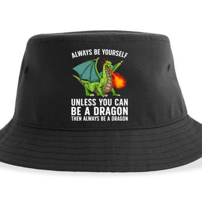 Cool Dragon For Boy Mythical Dragon Lovers Sustainable Bucket Hat