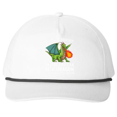 Cool Dragon For Boy Mythical Dragon Lovers Snapback Five-Panel Rope Hat