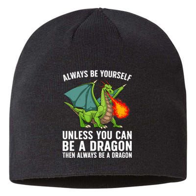 Cool Dragon For Boy Mythical Dragon Lovers Sustainable Beanie