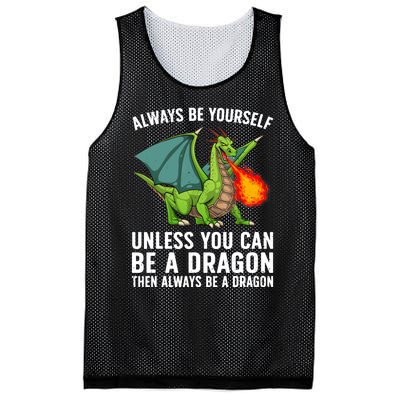 Cool Dragon For Boy Mythical Dragon Lovers Mesh Reversible Basketball Jersey Tank