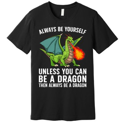 Cool Dragon For Boy Mythical Dragon Lovers Premium T-Shirt