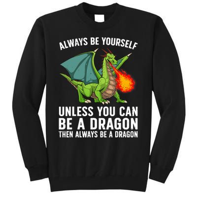 Cool Dragon For Boy Mythical Dragon Lovers Tall Sweatshirt