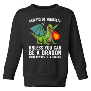 Cool Dragon For Boy Mythical Dragon Lovers Toddler Sweatshirt