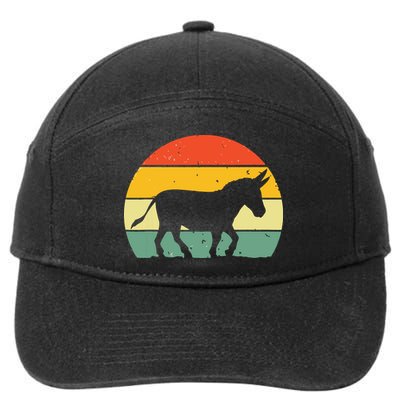 Cool Donkey For Mule Horse Animal Lover Jackass 7-Panel Snapback Hat