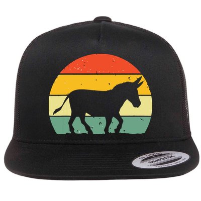 Cool Donkey For Mule Horse Animal Lover Jackass Flatbill Hat