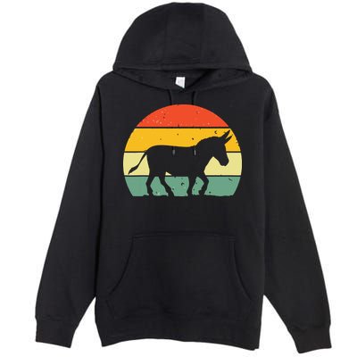 Cool Donkey For Mule Horse Animal Lover Jackass Premium Pullover Hoodie