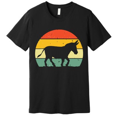 Cool Donkey For Mule Horse Animal Lover Jackass Premium T-Shirt