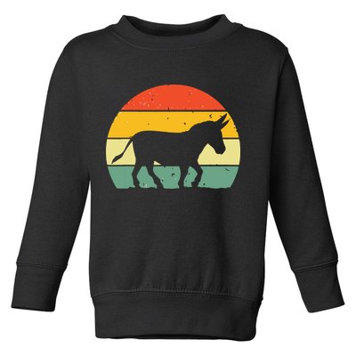 Cool Donkey For Mule Horse Animal Lover Jackass Toddler Sweatshirt