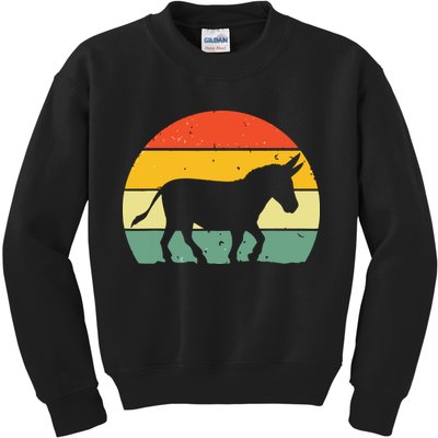 Cool Donkey For Mule Horse Animal Lover Jackass Kids Sweatshirt