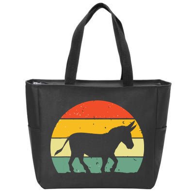Cool Donkey For Mule Horse Animal Lover Jackass Zip Tote Bag