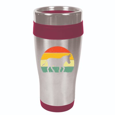 Cool Donkey For Mule Horse Animal Lover Jackass 16oz Travel Tumbler