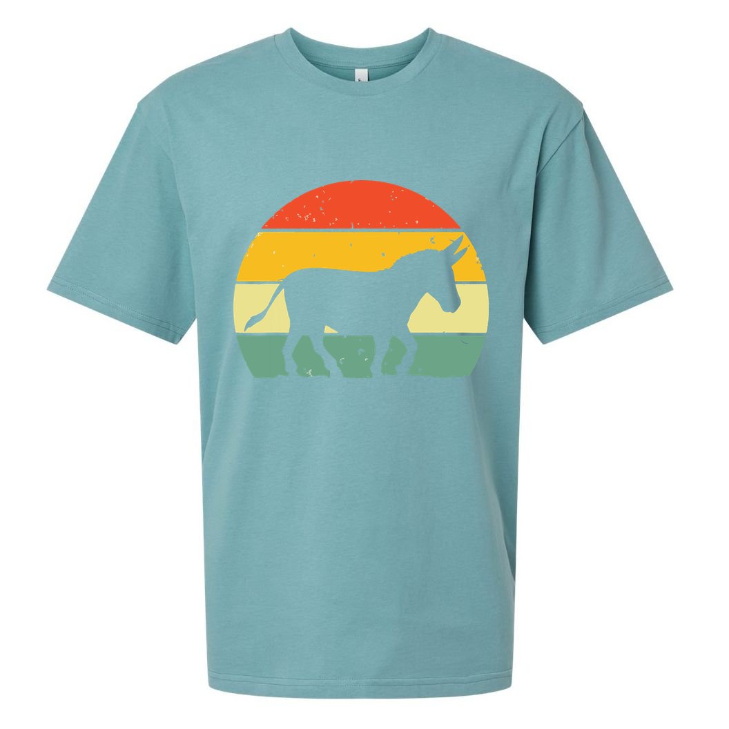 Cool Donkey For Mule Horse Animal Lover Jackass Sueded Cloud Jersey T-Shirt