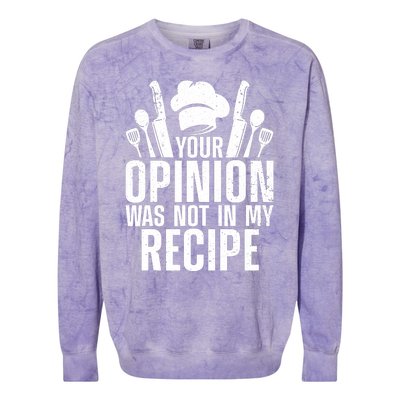 Chef Definition Funny Line Saying Cook Cooking Gifts Chefs Colorblast Crewneck Sweatshirt