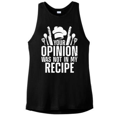 Chef Definition Funny Line Saying Cook Cooking Gifts Chefs Ladies PosiCharge Tri-Blend Wicking Tank