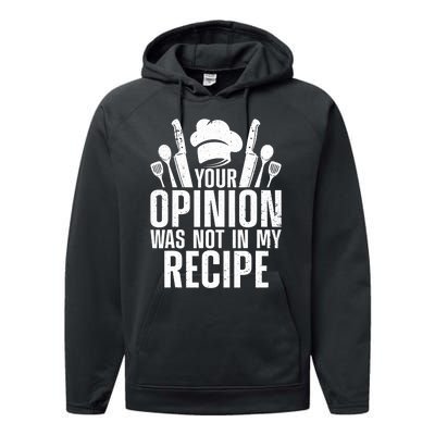 Chef Definition Funny Line Saying Cook Cooking Gifts Chefs Performance Fleece Hoodie