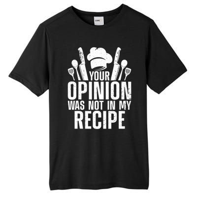 Chef Definition Funny Line Saying Cook Cooking Gifts Chefs Tall Fusion ChromaSoft Performance T-Shirt