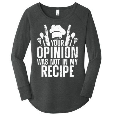 Chef Definition Funny Line Saying Cook Cooking Gifts Chefs Women's Perfect Tri Tunic Long Sleeve Shirt