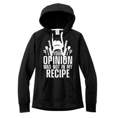 Chef Definition Funny Line Saying Cook Cooking Gifts Chefs Women's Fleece Hoodie