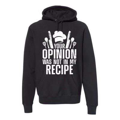 Chef Definition Funny Line Saying Cook Cooking Gifts Chefs Premium Hoodie