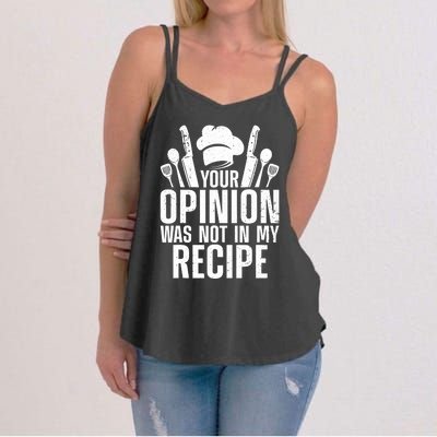 Chef Definition Funny Line Saying Cook Cooking Gifts Chefs Women's Strappy Tank