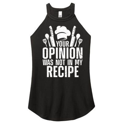 Chef Definition Funny Line Saying Cook Cooking Gifts Chefs Women's Perfect Tri Rocker Tank