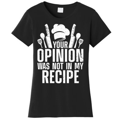 Chef Definition Funny Line Saying Cook Cooking Gifts Chefs Women's T-Shirt