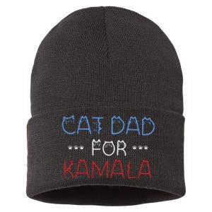 Cat Dad For Kamala Sustainable Knit Beanie