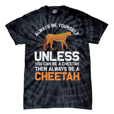 Cheetah Design For Safari Wildlife Tie-Dye T-Shirt