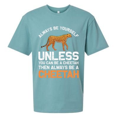 Cheetah Design For Safari Wildlife Sueded Cloud Jersey T-Shirt