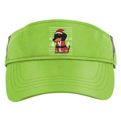 Cartoon Dachshund Funny Dog Christmas Gift Funny Gift Adult Drive Performance Visor