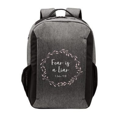 Christian Design For Women 1 John 418 Fear Is A Liar Vector Backpack
