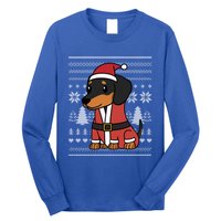 Cartoon Dachshund Funny Dog Christmas Gift Long Sleeve Shirt