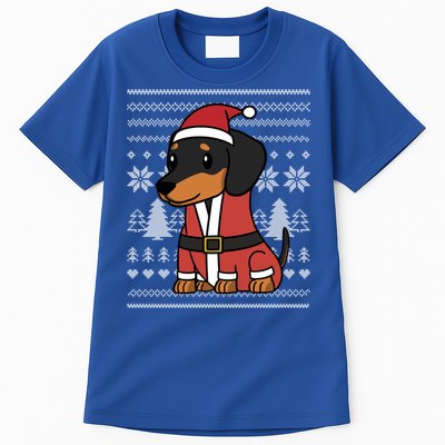 Cartoon Dachshund Funny Dog Christmas Gift Tall T-Shirt