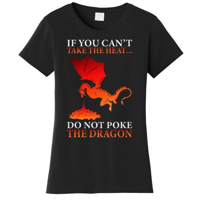 Cool Dragon Flamespewing Flying Mythical Creature Women's T-Shirt