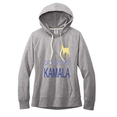 Cat Dads For Kamala Harris For President 2024 Women's Fleece Hoodie