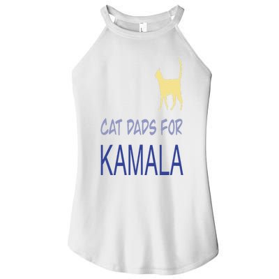 Cat Dads For Kamala Harris For President 2024 Women’s Perfect Tri Rocker Tank