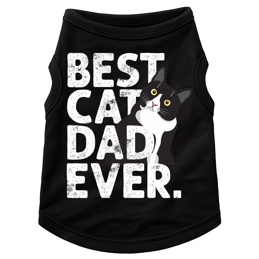 Cat Daddy Father Gift Best Cat Dad Ever Doggie Tank