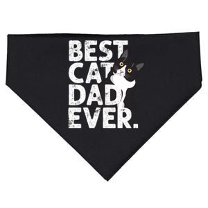 Cat Daddy Father Gift Best Cat Dad Ever USA-Made Doggie Bandana