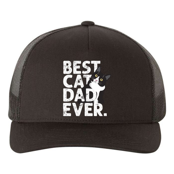 Cat Daddy Father Gift Best Cat Dad Ever Yupoong Adult 5-Panel Trucker Hat