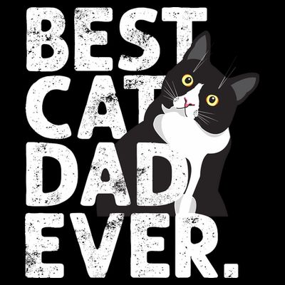 Cat Daddy Father Gift Best Cat Dad Ever T-Shirt