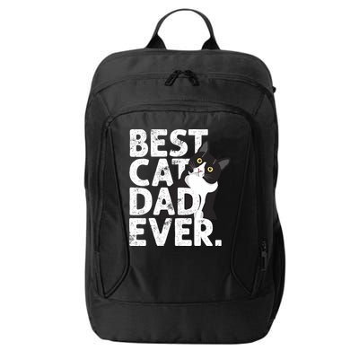 Cat Daddy Father Gift Best Cat Dad Ever City Backpack