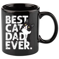 Cat Daddy Father Gift Best Cat Dad Ever 11oz C Handle Ceramic Mug