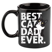 Cat Daddy Father Gift Best Cat Dad Ever 11oz C Handle Ceramic Mug