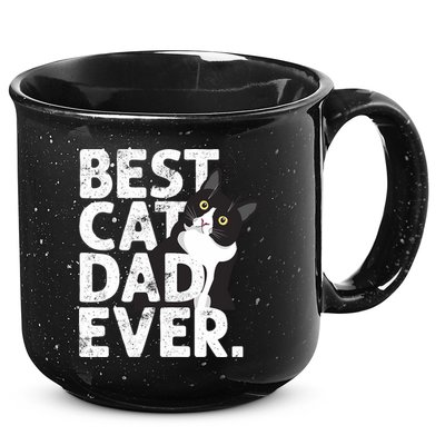 Cat Daddy Father Gift Best Cat Dad Ever 15oz Campfire Ceramic Mug
